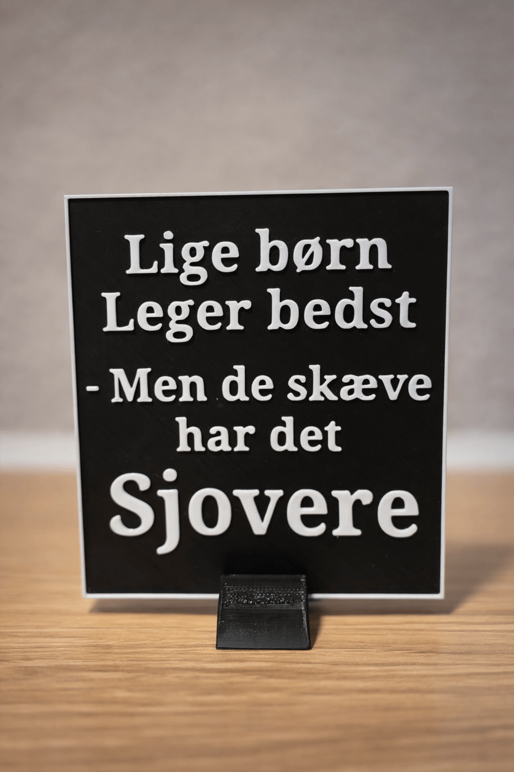 Lige børn.. SKILT